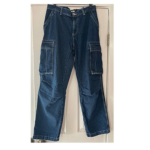 Zara Cargo Jeans Size‎ 31 NWOT - Picture 1 of 6